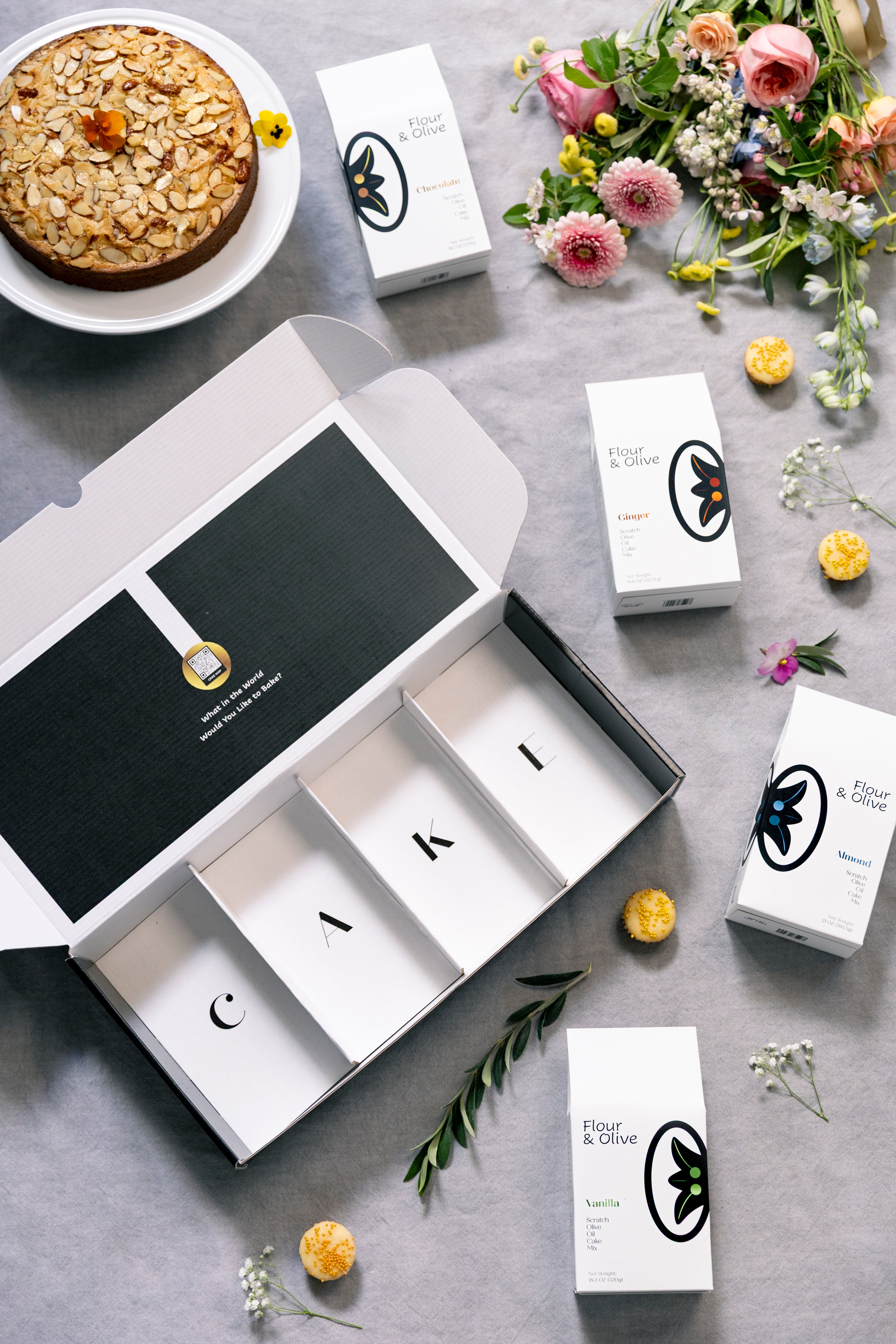 Bake the World Gift Set | 4-Mix Olive Oil Cake Collection – Flour