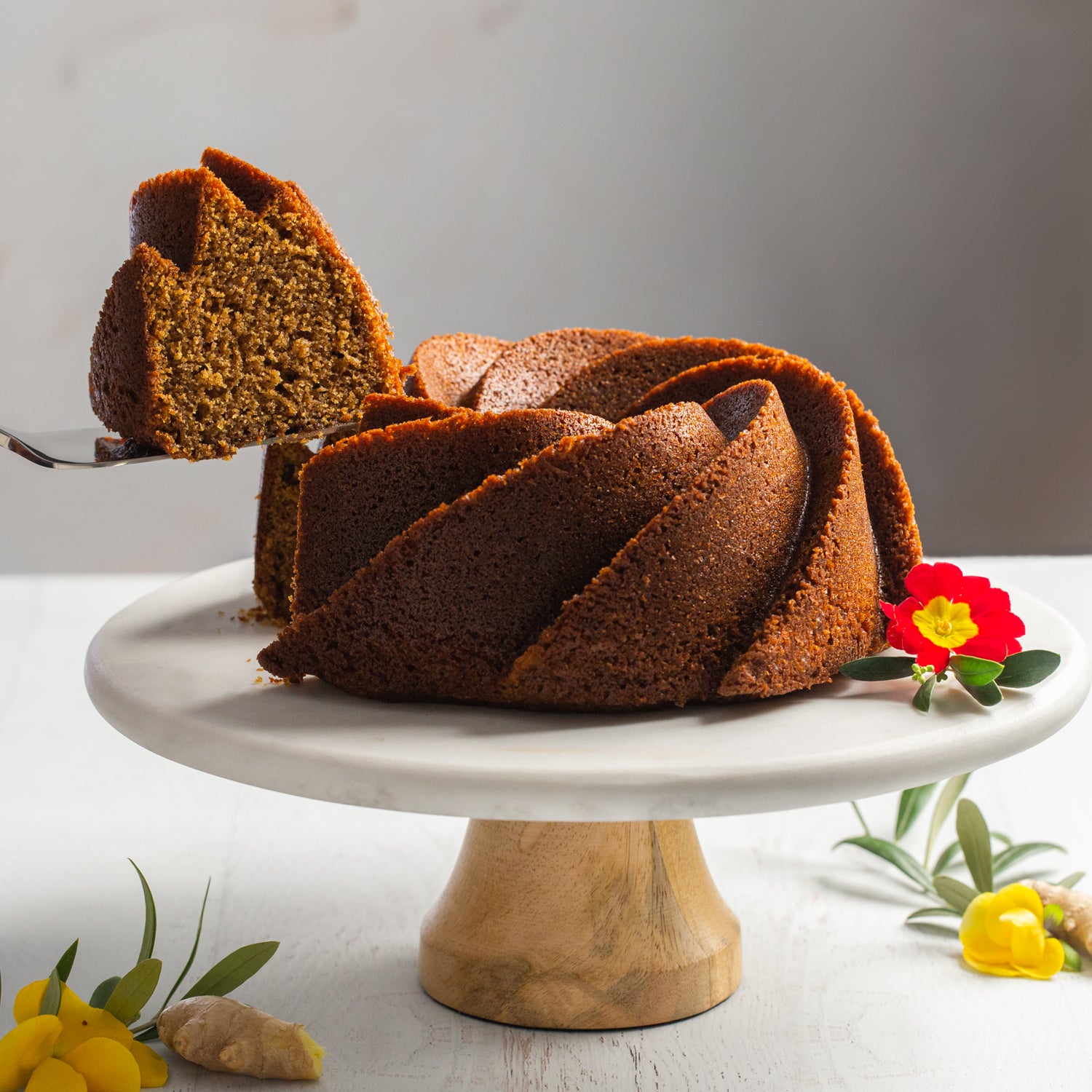 Load video: Ginger Olive Oil Cake Mix | Flour &amp; Olive